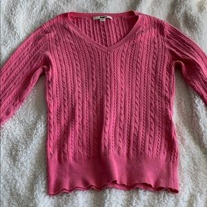 Pink sweater